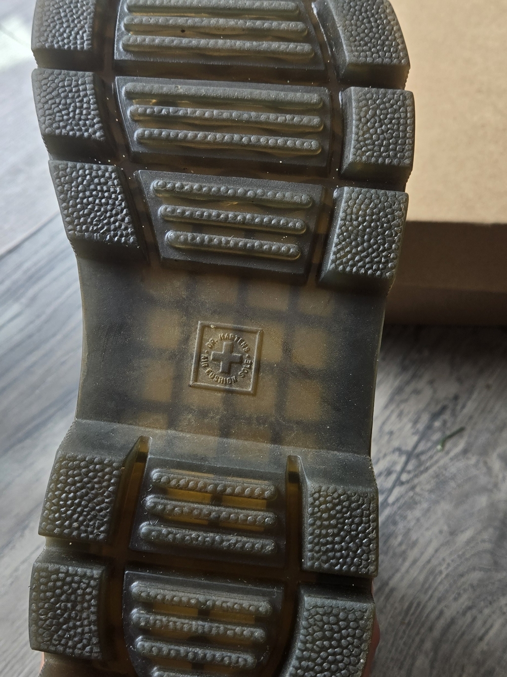 Dr. Martens Black Embury Chelsea Lug Boots with Yellow Stitching - Picture 6 of 7